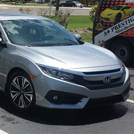 Detailed Silver Car in Tampa, FL
