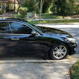 Detailed Black Car in Tampa, FL