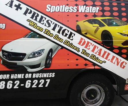 Mobile Detailing Company's Service Vehicle in Tampa, FL