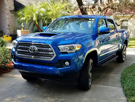 Truck with Restored Headlights in Tampa, FL